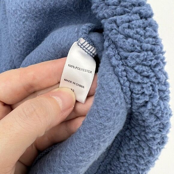 Koolaburra UGG Popcorn Sherpa Cardigan Bijou Blue XS - Picture 3 of 4